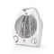 Horkovzdušný Ventilátor | 1000 / 2000 W | Nastavitelný termostat | 2 Nastavení Teploty | Integrované úchyty | Ochrana proti převrácení | Bílá