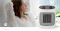 Keramický Horkovzdušný Ventilátor PTC | 1000 / 2000 W | 2 Tepelné Režimy | Nastavitelný termostat | Ochrana proti přehřátí | Ochrana proti převrácení