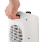 Keramische PTC-Ventilatorkachel | 1000 / 2000 W | 2 Verwarmingsmodi | Instelbare thermostaat | Draait automatisch | Oververhittingsbeveiliging | Omvalpreventie