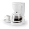 Koffiezetapparaat | Maximale capaciteit: 1.25 l | Aantal kopjes tegelijk: 10 | Warmhoudfunctie | Wit