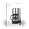 Coffee Maker | Maximum capacity: 1.5 l | Number of cups at once: 12 | Keep warm feature | Switch on timer | LCD display | Clock function | Aluminium / Black