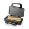 Sandwich maker | 900 W | 26.8 x 14.5 cm | Automatische temperatuurregeling | Aluminium / Kunststof