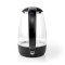 Electric Kettle | 1,7 l | Glass | Black | Rotatable 360 degrees | Concealed heating element | Strix® controller | Boil-dry protection