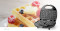 Fabricante de waffle | Gofres de Bélgica | 22 x 12 cm | 750 W | Control automático de temperatura | Aluminio / Plástico