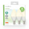 LED žárovka E14 | Svíčka | 4.9 W | 470 lm | 2700 K | Teplá Bílá | Matné | 3 kusů