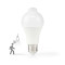 LED Bulb E27 | A60 | 4.9 W | 470 lm | 3000 K | White | Frosted | Motion detection | 1 pcs