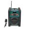 DAB+ Radio | Bordsdesign | DAB+ / FM | 2.2 " | Svart Vit Skärm | Batteridriven / Strömadapter | Digital | 15 W | Bluetooth | Väckarklocka | IP65 | Bärhandtag | Grön / Svart