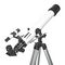 Teleskop | Clona: 70 mm | Ohnisková vzdálenost: 700 mm | Finderscope: 5 x 24 | Maximální pracovní výška: 125 cm | Tripod | Bílá / Černá