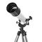 Teleskop | Blenderåpning: 70 mm | Brennvidde: 700 mm | Finderscope: 5 x 24 | Maksimal arbeidshøyde: 125 cm | Tripod | Hvit / Sort