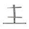 Full Motion TV Stand | 37-75 " | Maximum supported screen weight: 40 kg | Tiltable | Rotatable | Adjustable pre-fixed heights | Aluminium / Steel | Grey