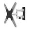 Full Motion TV Wall Mount | 26-42 " | Maximum supported screen weight: 30 kg | Tiltable | Rotatable | Minimum wall distance: 48 mm | Maximum wall distance: 410 mm | 3 Pivot point(s) | Steel | Black