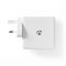 Wall Charger | Quick charge feature | PD3.0 18W / PD3.0 27W / PD3.0 36W / PD3.0 45W / PD3.0 65W | 1.5 / 2.0 / 3.0 / 3.25 A | Number of outputs: 2 | 2x USB-C™ | 65 W | Automatic Voltage Selection