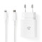 Oplader | Snellaad functie | PD3.0 20W | 1,67 A / 2,22 A / 3,0 A A | Outputs: 1 | USB-C™ | Lightning 8-Pins (Los) Kabel | 1.0 m | 20 W | Automatische Voltage Selectie