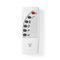 SmartLife Elradiator | Wi-Fi | Velegnet til badeværelse | Glas panel | 2000 W | 2 Varmeindstillinger | LED | 15 - 35 °C | Justerbar termostat | Hvid