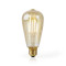 SmartLife LED Filamentlamp | Wi-Fi | E27 | 500 lm | 5 W | Warm Wit | 2200 K | Glas | Android™ / IOS | ST64