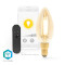 SmartLife LED glødepære | Wi-Fi | E14 | 470 lm | 4.9 W | Varm Hvid | 1800 - 3000 K | Glas | Android™ / IOS | Stearinlys