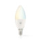 SmartLife-LED-Glühbirne | Wi-Fi | E14 | 470 lm | 4.9 W | Warm bis kühlen weiß | 2700 - 6500 K | Energieklasse: F | Android™ / IOS | Kerze