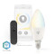 SmartLife LED Bulb | Wi-Fi | E14 | 470 lm | 4.9 W | Warm to Cool White | 2700 - 6500 K | Energy class: F | Android™ / IOS | Candle