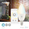 SmartLife LED-Pære | Wi-Fi | E14 | 470 lm | 4.9 W | Varm til kølig hvid | 2700 - 6500 K | Energiklasse: F | Android™ / IOS | Stearinlys