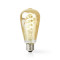 Smartlife LED Filament Lampe | WLAN | E27 | 350 lm | 5.5 W | Kaltweiss / Warmweiss | 1800 - 6500 K | Glas | Android™ / IOS | ST64